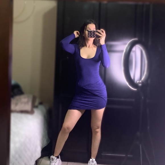 Planet Gold Mini Dress - Picture 4 of 4